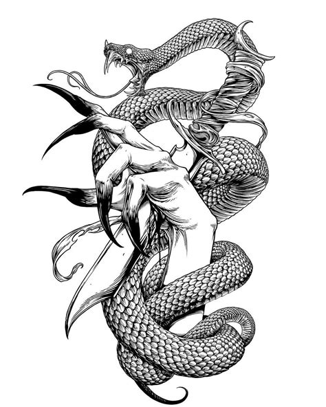Pin By Madison Zavala On Sketch Snake Tattoo Design Dark Tattoo