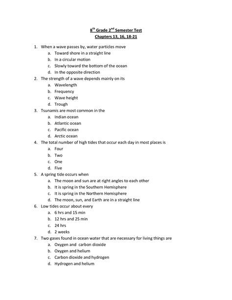 16 Best Images Of 8th Grade History Worksheets Printable 8th Grade