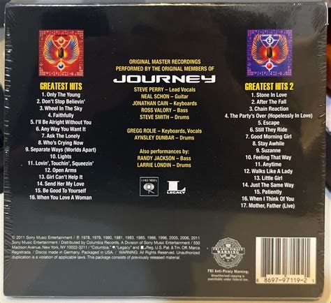 Journey Greatest Hits 1 And 2 2cd Hobbies And Toys Music And Media Cds