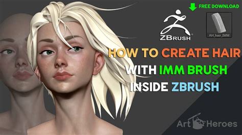 Hair IMM brush - ZBrushCentral | Zbrush tutorial, Zbrush hair, Zbrush