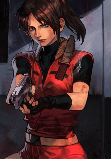 The Art Of Video Games On Twitter Fan Art Resident Evil 2 Claire
