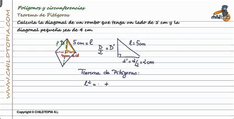 Polígonos Y Circunferencias Teorema De Pitágoras 1º De Eso Youtube