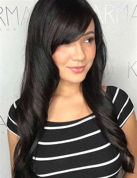 20 Hairstyles With Side Swept Bangs That Will Sweep You