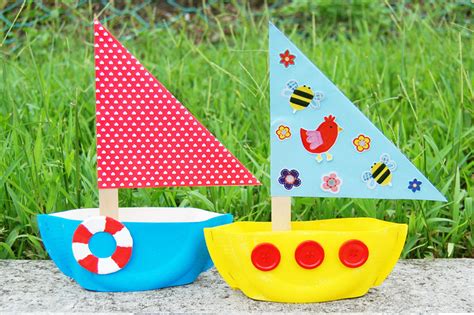 Paper Plate Sailboat Kids Crafts Fun Craft Ideas Firstpalette