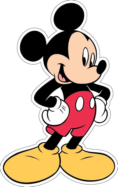 Mickey Mouse 004 Vinyl Sticker Decal Full Color Cad Cut Etsy