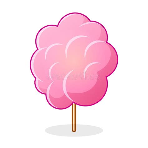 Pink Cotton Candy Vector Icon Stock Illustrations 923 Pink Cotton