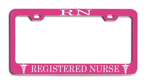 Rn Registered Nurse Nurse Badge Choose Chrome Black Hot Etsy