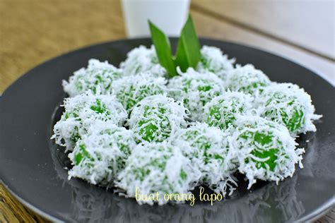 Kuih Onde Onde/Buah Melaka/Kue Klepon Sedap - Buat Orang Lapo