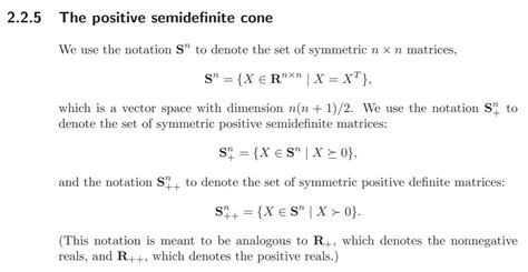 Solved Notation For The Set Of Symmetric Matrices And 9to5science