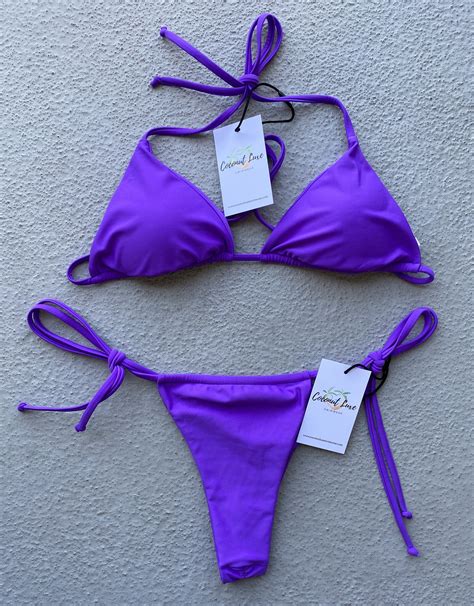 Purple Bathing Suit Purple Bathing Suit Luxe Swimwear Bikinis