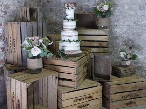 Rustic Cake Table Display Inspired Hire