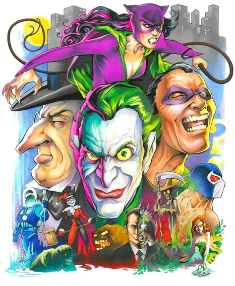 Gotham Villains By Andypriceart On Deviantart