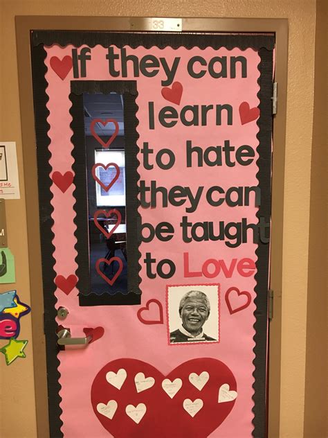 An art teacher in albany, ga., decorated her classroom doors to celebrate black history month. 16 Best Valentine Day Classroom Decorations images on Home ...