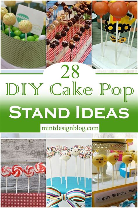 28 Diy Cake Pop Stand Ideas For Parties Mint Design Blog