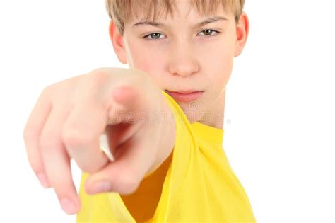 Boy Pointing At You Stock Photo Image Of Child Joker 35592614