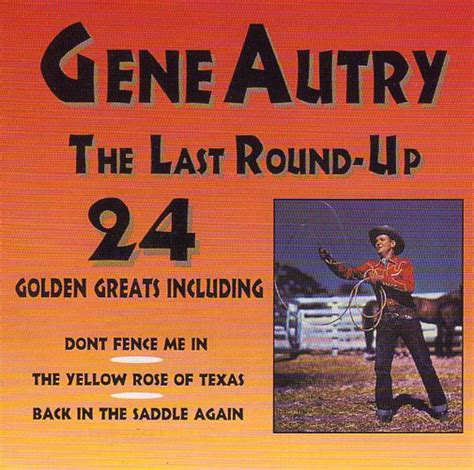 Cat No 1241 Gene Autry ~ The Last Round Up Janda Cd Plat 144 Mustangrecords