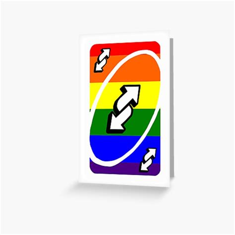 Maybe you would like to learn more about one of these? "Rainbow Uno Reverse " Greeting Card by arnaaz | Redbubble