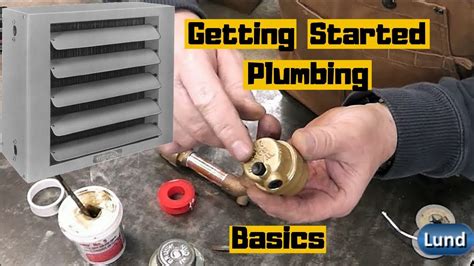 Garage Workshop Unit Heater Install Pt1 Getting Started Plumbing Basics