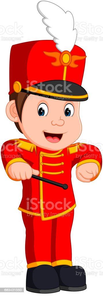 Boy Marching Band Stock Illustration Download Image Now Activity