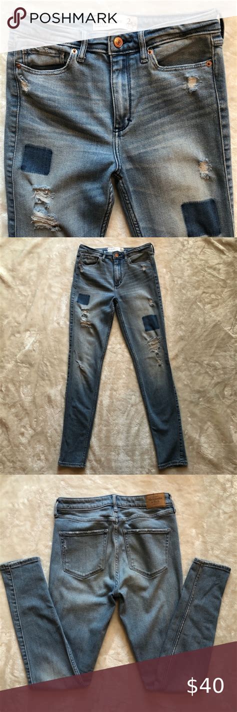 Abercrombie And Fitch Super Skinny High Rise Jeans Womens Jeans Skinny Abercrombie And Fitch