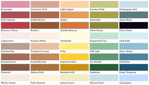 October Bronze Paint Color Chart Lowes Paint Colors Best Neutral
