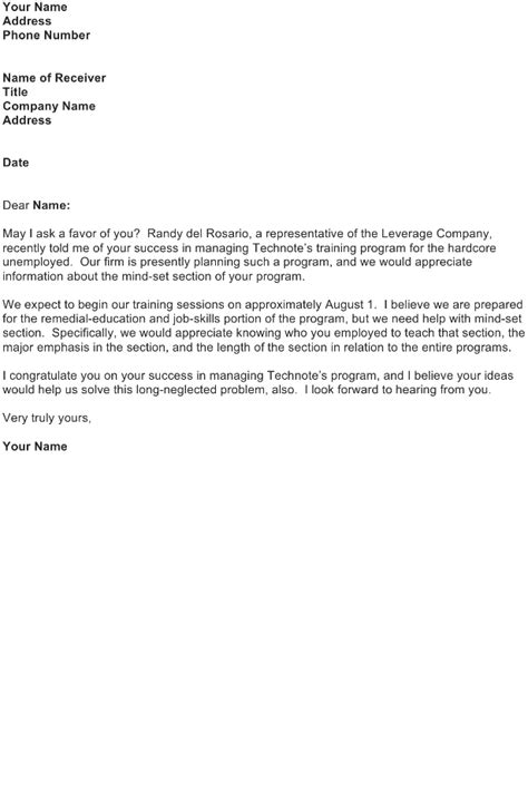 letter  inquiry   business letter