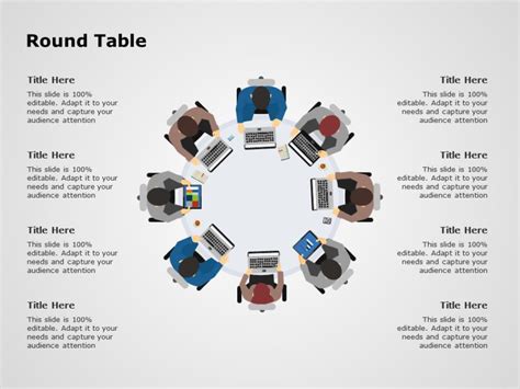 Round Table Conference 01 Powerpoint Template Slideuplift