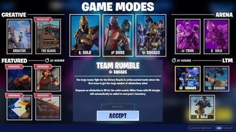 Suggestion A New Game Mode Screen Including Featured Islands And The