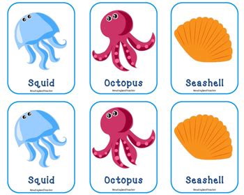 Maybe you would like to learn more about one of these? Free Printable Ocean Matching Cards & Memory Game by NewEnglandTeacher
