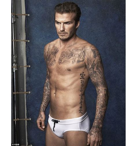 David Beckham Is Nearly Naked In New H M Ad David Beckham Shirtless