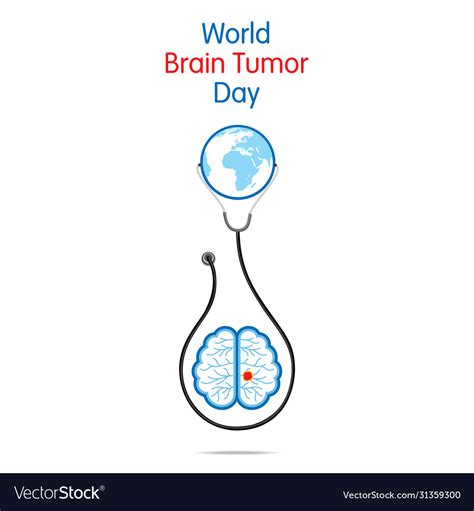World Brain Tumor Day Royalty Free Vector Image