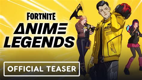 Fortnite Anime Legends Pack Official Release Date Teaser Trailer