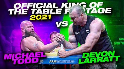Official King Of The Table Footage 2021 Devon Larratt Vs Michael Todd
