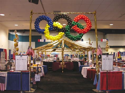 How to throw an olympics party for kids. Balloon Decor of Central California - TRADE SHOWS