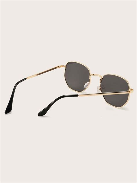 men metal frame sunglasses shein usa