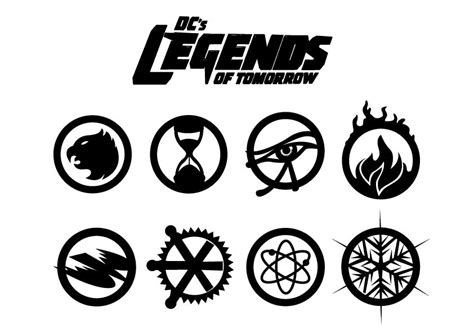 Legends Of Tomorrow Logo Leyendas Universo Dc Y Cómics