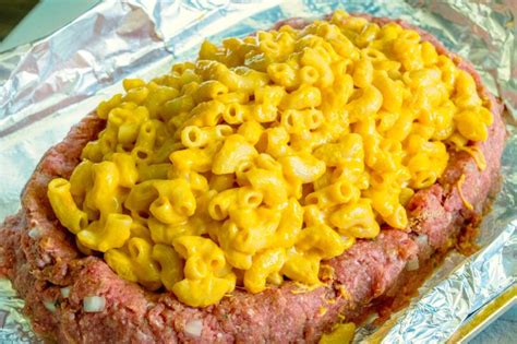 Put the mac and cheese lasagna in the oven and bake it for 20 to 30 minutes. Mac and Cheese Stuffed Meatloaf | Cheese stuffed meatloaf ...