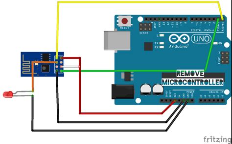 Esp8266 Control An External Led Over Internet Arduino Project Hub