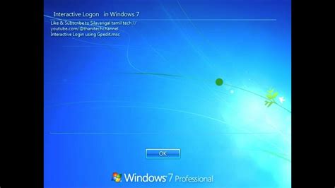 How To Set Windows Welcome Message Windows Interactive Logon Tech