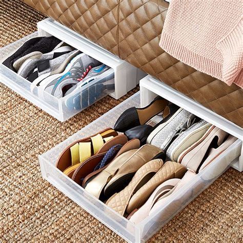 How To Organize Shoes Shoe Organization Ideas The Container Store