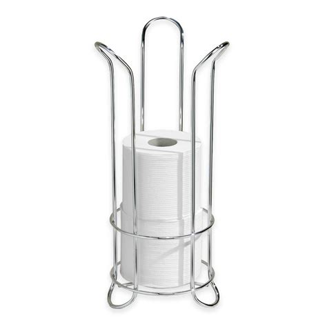 The combination of bright chrome surface and smooth lines makes this toilet roll stand suitable for any decoration style space. Classico Freestanding Toilet Paper Roll Holder | Toilet ...
