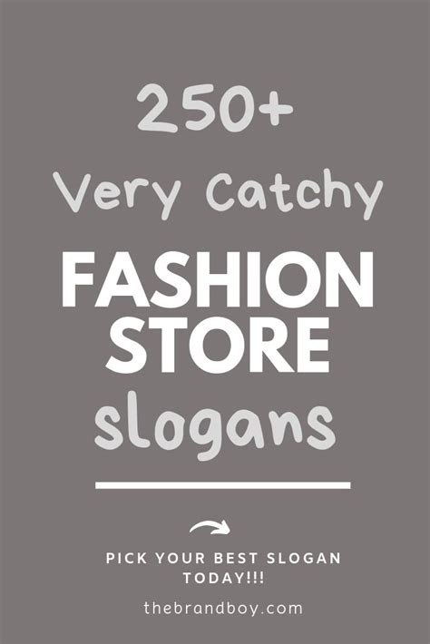 270 Handpicked Fashion Store Slogans And Taglines Slogan Clothing