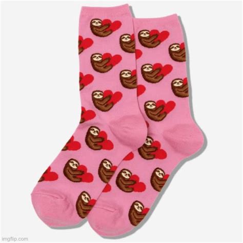 Image Tagged In Sloth Valentine S Day Socks Imgflip