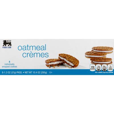 Get notified when we launch! Food Lion Oatmeal Cremes, Box (1.3 oz) - Instacart