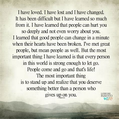 I Have Learned So Much Lesson Learned Quotes Lessons Learned In