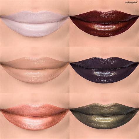 Re Swatching These Asphalt World Collection Lip Tar From Occ Makeup