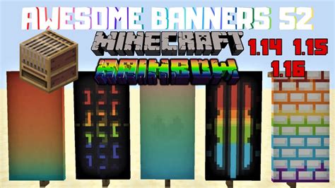 5 Awesome Minecraft Banner Designs With Tutorial 52 Loom Youtube