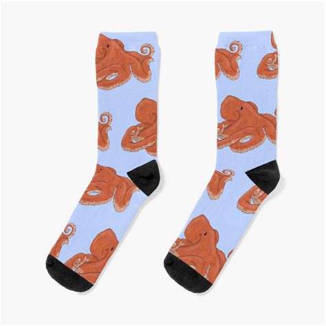 Amazing Giant Pacific Octopus Socks For Sale By Buttonandsquirt Redbubble