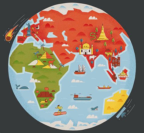 40 Creative Remakes Of The World Map Hongkiat