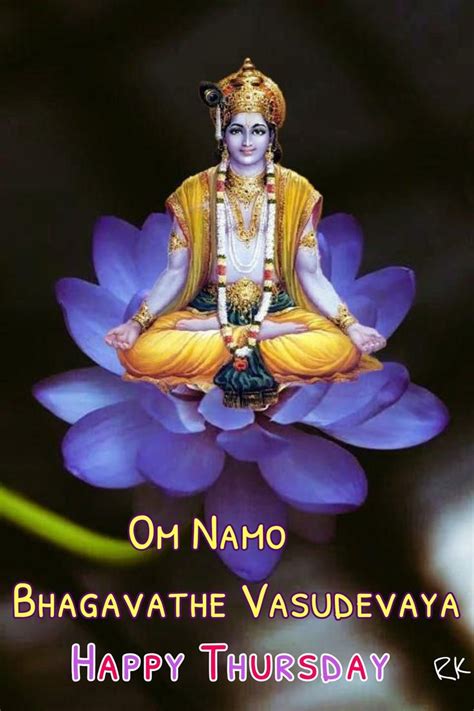 Vishnu Good Morning Wishes Happy Thursday Hindu Philosophy